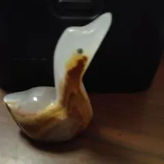 天然石 アヒル 置物 インテリア