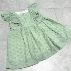 【美品】 グリーン チュニック 90