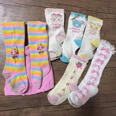 メゾピアノ　みみぽぽ　タイツ＆靴下セット（ソックス）　90〜100（95）