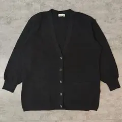 Zerulino カーディガン ブラック 長袖 古着 vintage 80's