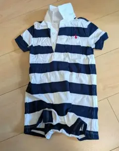 Ralph Lauren　ポロシャツスタイルロンパース 80　ラルフローレン