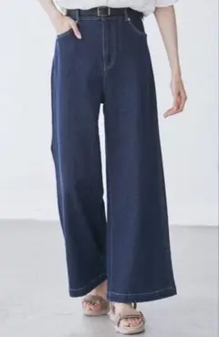ROPE' PICNIC ウエスト革命ワイドデニムのサムネイル