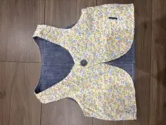 花柄リバーシブルベスト