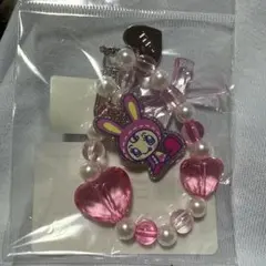 メゾピアノ ビーズキーホルダー ストラップ ベリエちゃん ナルミヤ オリンピア