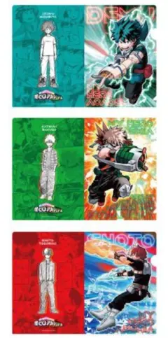 僕のヒーローアカデミア展 A5　クリアファイル3枚セット ヒロアカ展