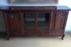 徳田家具 サイドボード レトロ家具 英国クラシック 木製キャビネット