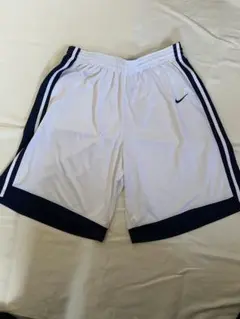Nike XXL バスケットボールパンツ ホワイト/ネイビー