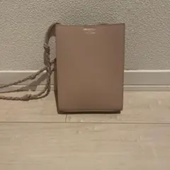 【値下げ美品】ジルサンダー タングル スモール　ショルダーバッグ　ピンク　銀ロゴ
