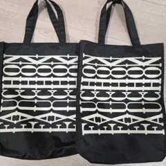 2つセット★FAUCHON フォション・ブラックエコバッグ