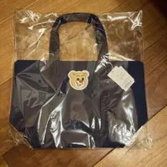 FEILER フェイラー オールドテディ ワッペントートバッグ ブラック 黒L