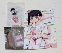 鬼滅の刃　栗花落カナヲセット　極楽湯　ちょこんとのっかりミニキャラアクスタ