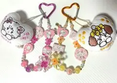 ハート型キャラクター付きストラップ（mikko ミッコ）各限定1ずつ年末セール