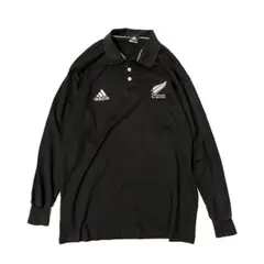 90's/adidas/all blacks/rugger shirtのサムネイル