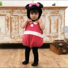 バースデイ JUST HUG MEミニー なりきり ロンパース 70-80