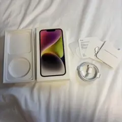 iPhone14 空箱 充電ケーブル シール　ピン　付き