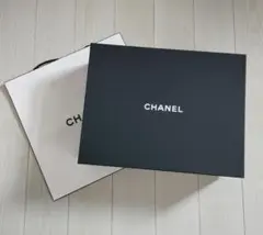 CHANEL ギフトボックス 大 黒　空き箱　ショッパー付き