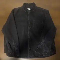 H&M ブラック デニムシャツ 長袖