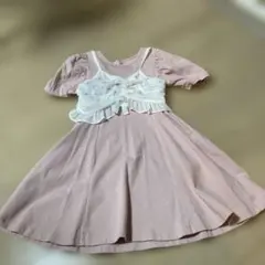 メゾピアノ　半袖ワンピース　シャーリーテンプル　クーラクール　プティマイン