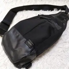 美品　ポーター PORTER ボディバッグ ヒート スリングショルダーバッグ