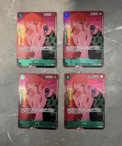 ワンピースカード ナミ レベッカSP ハンコック　人気女性キャラまとめ売り ワンピースカード ナミパラレル レベッカSP ハンコック 女性キャラ