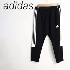 adidas 3本ライン ブラックジャージパンツ　150 スポーツ　☆3316のサムネイル