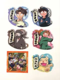 忍たま乱太郎 ステッカー付き ビスケットの段 シール6枚セット