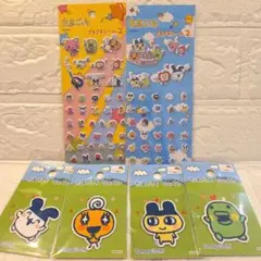 【新品】たまごっち　プチプチシール2＆ワッペン4種　6点セット