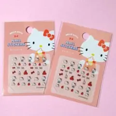 〈大人気〉サンリオ ネイルシール　ハローキティ　2枚セット　シール