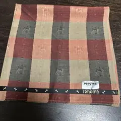 【新品未使用】renoma 大判ハンカチ
