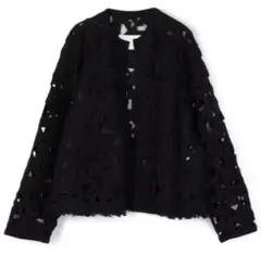 【美品】トゥモローランド　ボールジー　ノーカラージャケット　黒