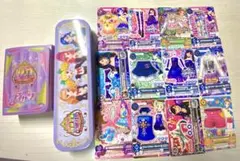 アイカツカード12枚(星座カードあり)、ペンケース、ケースまとめ売り