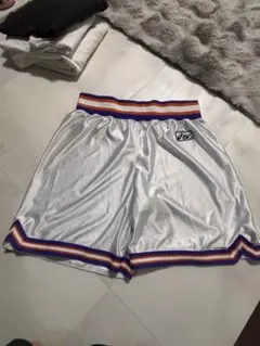 asics バスケットボールパンツ　80年代　黒タグ　美品　バスパン