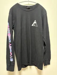 Stussy ステューシー ロンT S 黒 陰陽ロゴ メキシコ製US古着 90sのサムネイル