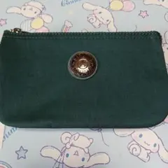 Kipling ダークグリーン コインケース