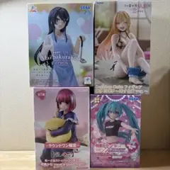 プライズフィギュアまとめ売り 桜島麻衣・喜多川海夢・初音ミク・有馬かな