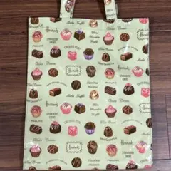 新品　未使用　Harrods　ハロッズ　トートバック　スイーツ柄