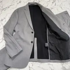 【極美品 近年モデル】セオリー セットアップ クリントン ポンチ素材 グレー