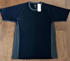 ユニクロ ドライEX Tシャツ 半袖 メンズ Lサイズ ブラック【新品未使用】