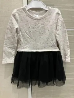 baby GAP ベビーギャップ　星柄チュールスカートワンピース 90 95 黒