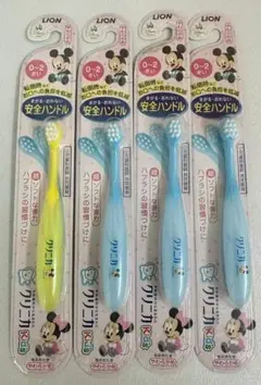 新品 LION ディズニー ベビー歯ブラシ 0〜2歳用 4本セット 即購入OK