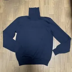 L'EQUIPE YOSHIE INABA タートルセーター　ヨシエイナバ　紺