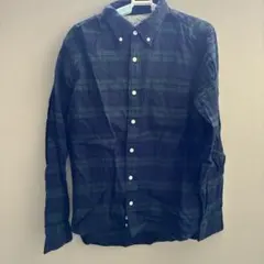 ボーダーシャツ Lサイズ　無印