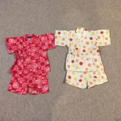 子供用甚平　女の子　90cm 2点セット