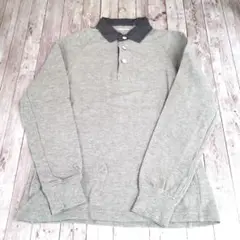 Lands' End グレー ポロシャツ Sサイズ