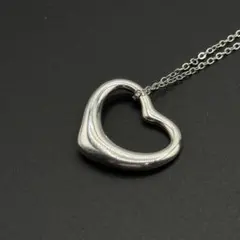 美品　ティファニー　ネックレス　オープンハート　シルバー　925 00s