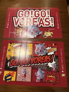 11/22. /23ヴォレアス北海道ハリセン（vsサンバーズ）非売品