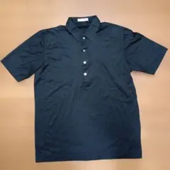 Black & White ポロシャツ ブラック LLサイズのサムネイル