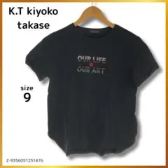 キヨコタカセ トップス Tシャツ 半袖 ロゴ ゆったり プリント 9 日本製