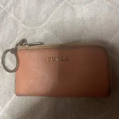FURLA キーケース ピンクベージュ
