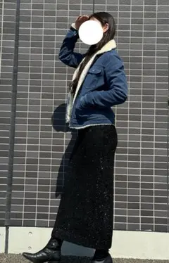 Wrangler コーデュロイ ボアジャケット M ブルー 古着